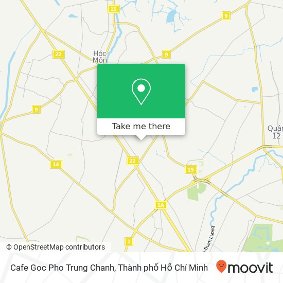 Bản đồ Cafe Goc Pho Trung Chanh