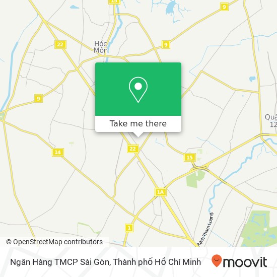 Bản đồ Ngân Hàng TMCP Sài Gòn