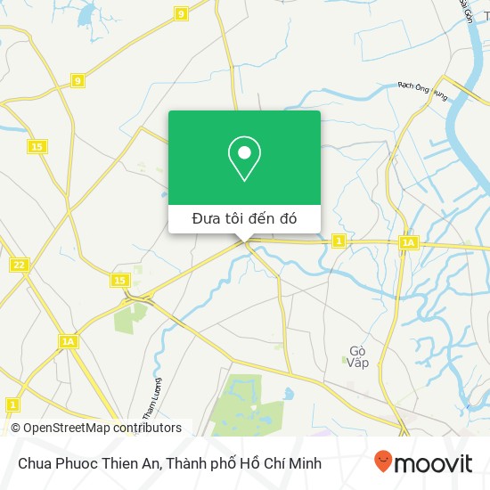Bản đồ Chua Phuoc Thien An
