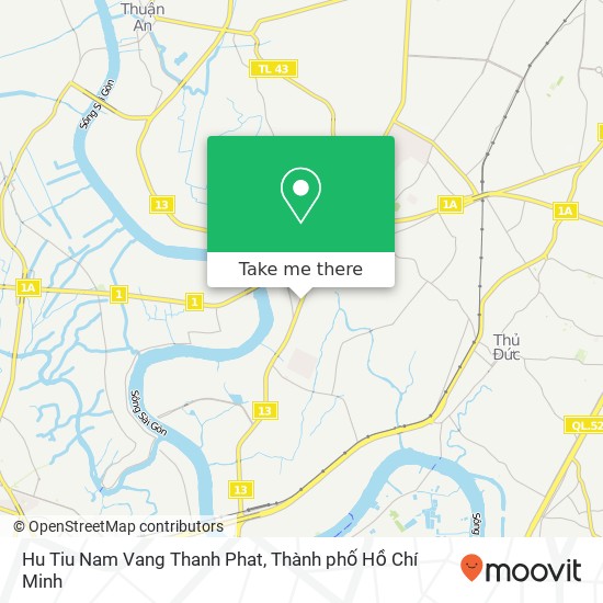 Bản đồ Hu Tiu Nam Vang Thanh Phat