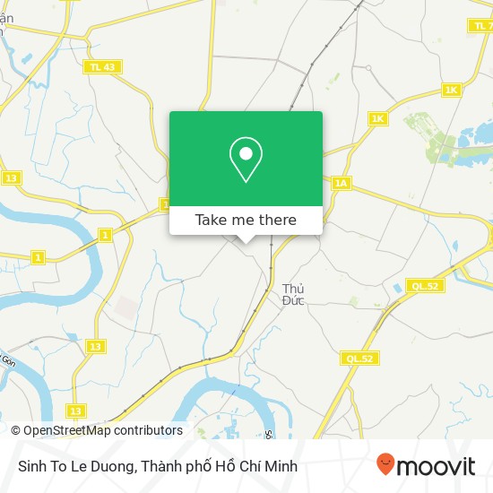 Bản đồ Sinh To Le Duong