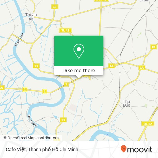 Bản đồ Cafe Việt