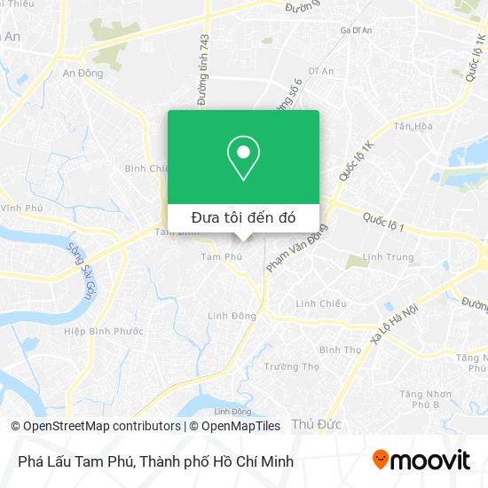 Bản đồ Phá Lấu Tam Phú