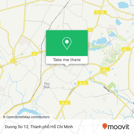 Bản đồ Duong So 12