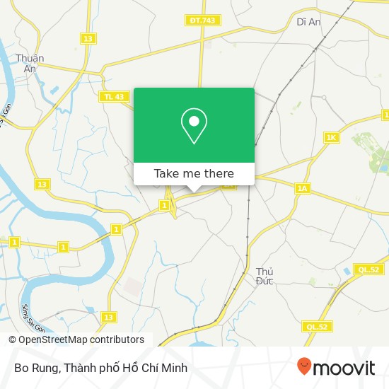 Bản đồ Bo Rung