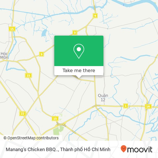 Bản đồ Manang's Chicken BBQ..