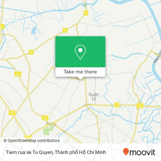 Bản đồ Tiem rua xe Tu Quyen