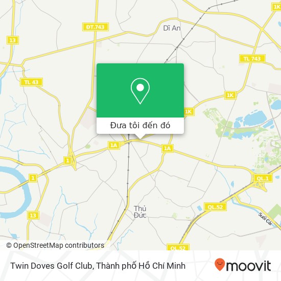 Bản đồ Twin Doves Golf Club