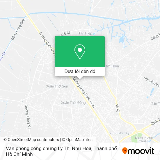 Bản đồ Văn phòng công chứng Lý Thị Như Hoà