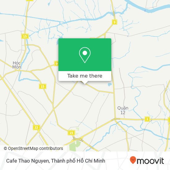 Bản đồ Cafe Thao Nguyen