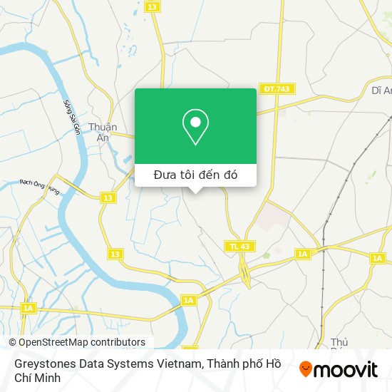 Bản đồ Greystones Data Systems Vietnam