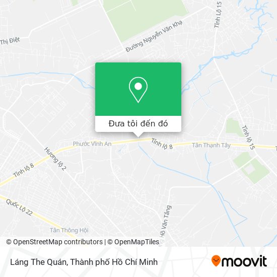Bản đồ Láng The Quán