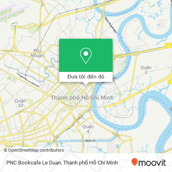 Bản đồ PNC Bookcafe Le Duan