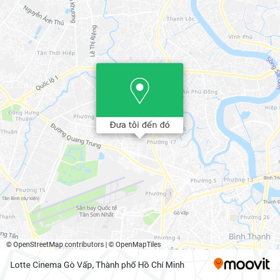 Bản đồ Lotte Cinema Gò Vấp