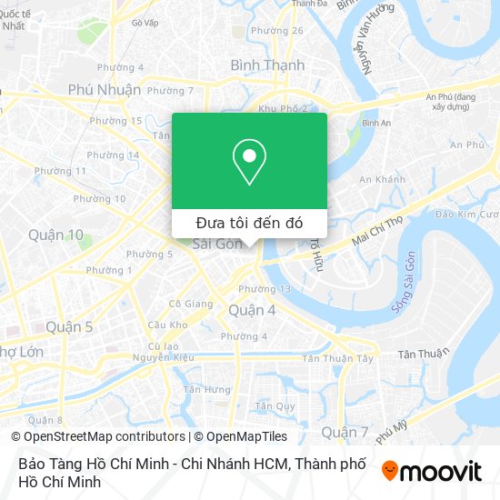 Bản đồ Bảo Tàng Hồ Chí Minh - Chi Nhánh HCM