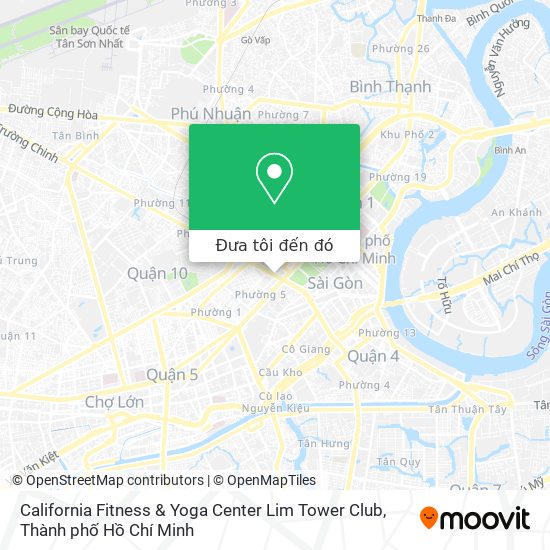 Bản đồ California Fitness & Yoga Center Lim Tower Club