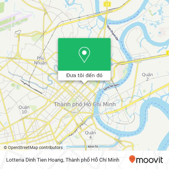 Bản đồ Lotteria Dinh Tien Hoang