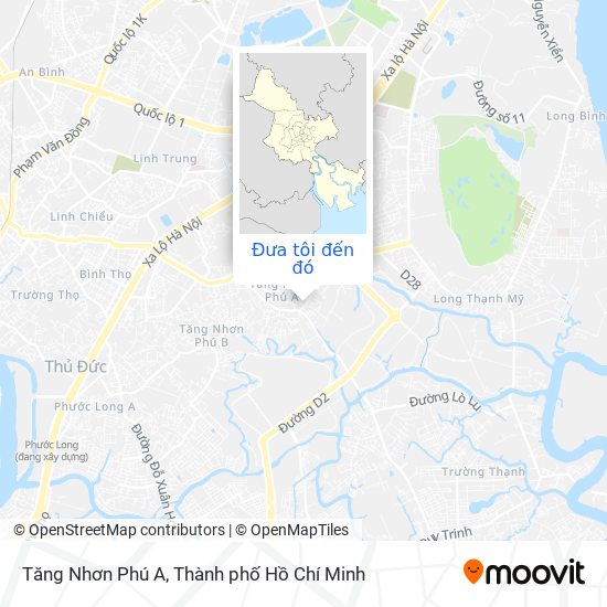 Bản đồ Tăng Nhơn Phú A
