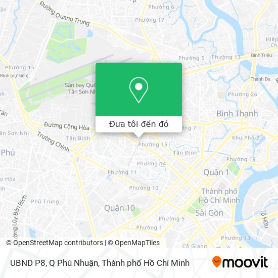 Bản đồ UBND P8, Q Phú Nhuận