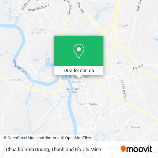 Bản đồ Chua ba Binh Duong