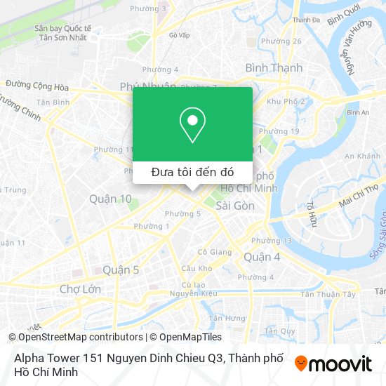 Bản đồ Alpha Tower 151 Nguyen Dinh Chieu Q3