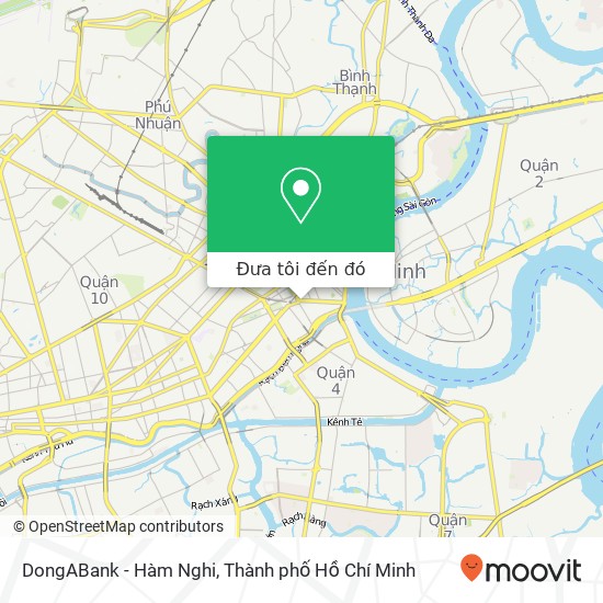 Bản đồ DongABank - Hàm Nghi