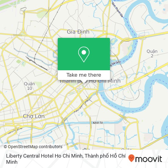 Bản đồ Liberty Central Hotel Ho Chi Minh