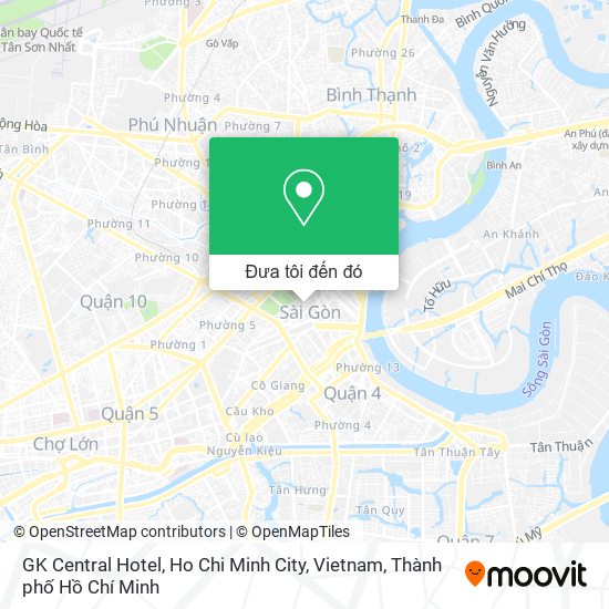 Bản đồ GK Central Hotel, Ho Chi Minh City, Vietnam