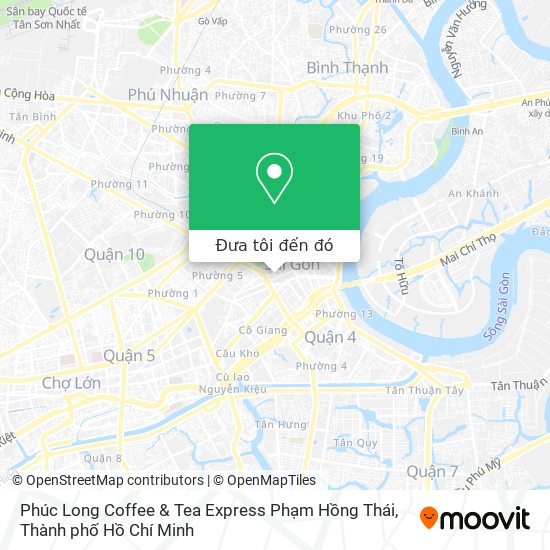 Bản đồ Phúc Long Coffee & Tea Express Phạm Hồng Thái