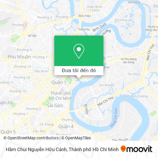Bản đồ Hầm Chui Nguyễn Hữu Cảnh
