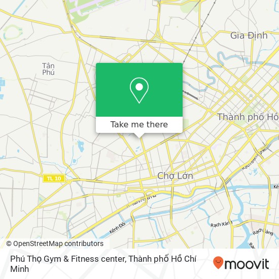 Bản đồ Phú Thọ Gym & Fitness center