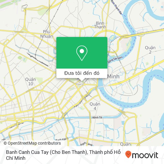 Bản đồ Banh Canh Cua Tay (Cho Ben Thanh)