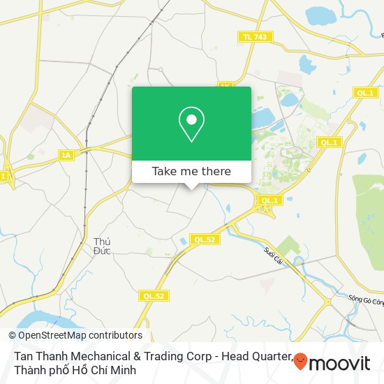 Bản đồ Tan Thanh Mechanical & Trading Corp - Head Quarter