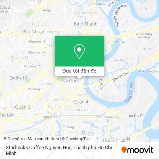 Bản đồ Starbucks Coffee Nguyễn Huệ