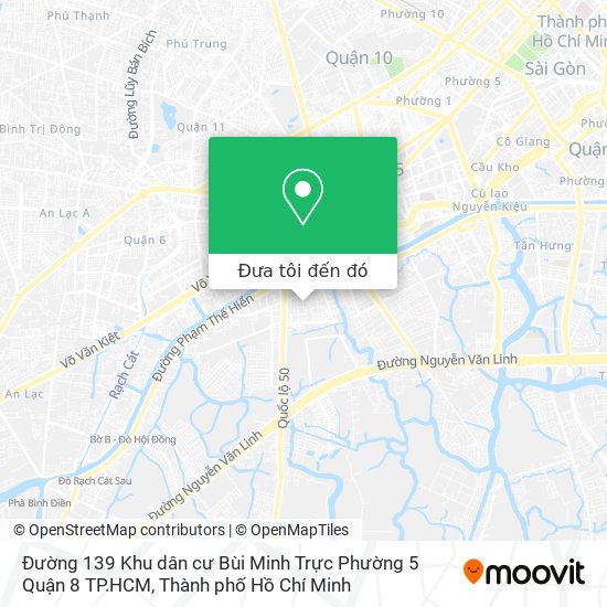 Bản đồ Đường 139 Khu dân cư Bùi Minh Trực Phường 5 Quận 8 TP.HCM