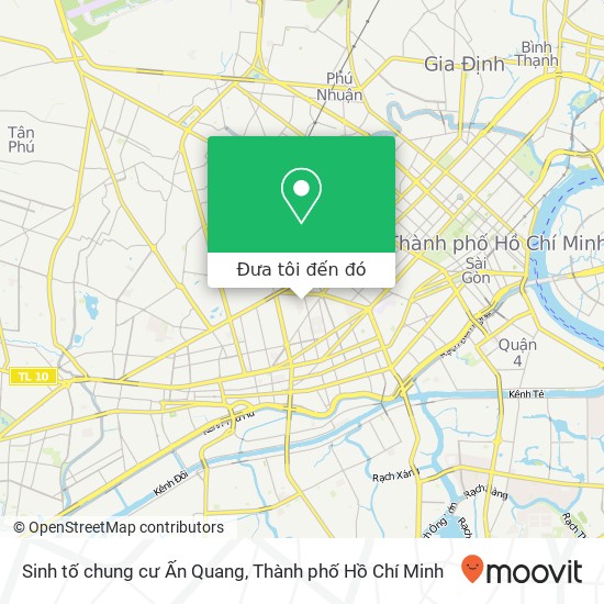 Bản đồ Sinh tố chung cư Ấn Quang