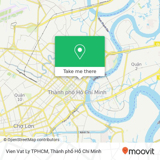 Bản đồ Vien Vat Ly TPHCM