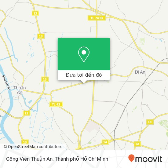 Bản đồ Công Viên Thuận An