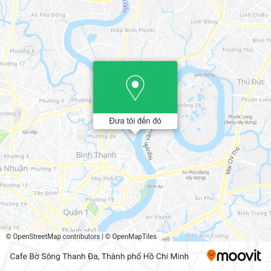 Bản đồ Cafe Bờ Sông Thanh Đa