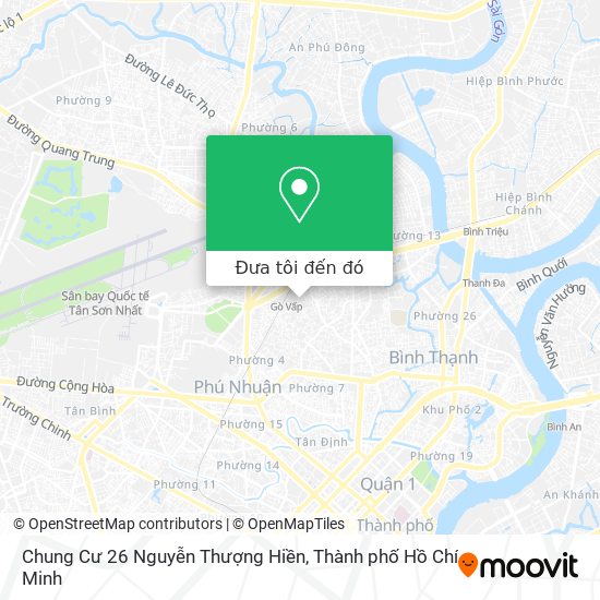 Bản đồ Chung Cư 26 Nguyễn Thượng Hiền