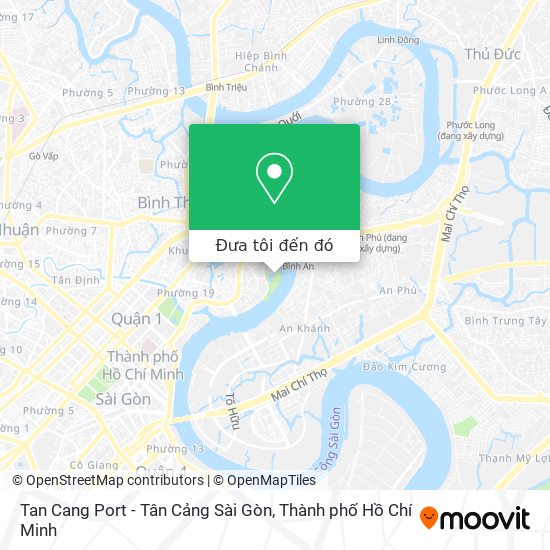 Bản đồ Tan Cang Port - Tân Cảng Sài Gòn