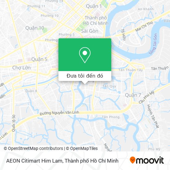Bản đồ AEON Citimart Him Lam