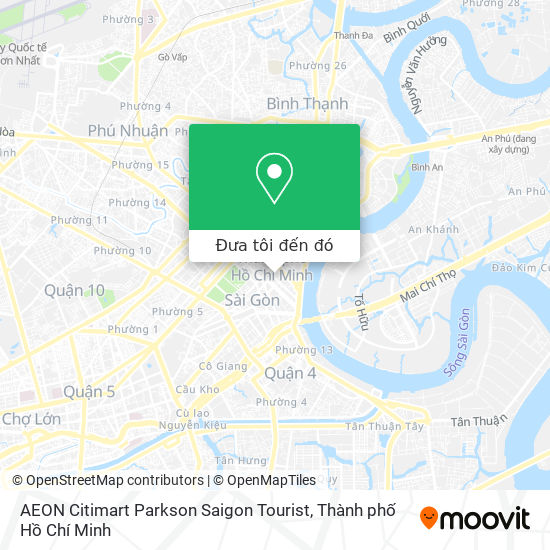 Bản đồ AEON Citimart Parkson Saigon Tourist