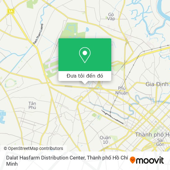 Bản đồ Dalat Hasfarm Distribution Center