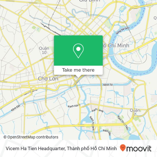 Bản đồ Vicem Ha Tien Headquarter
