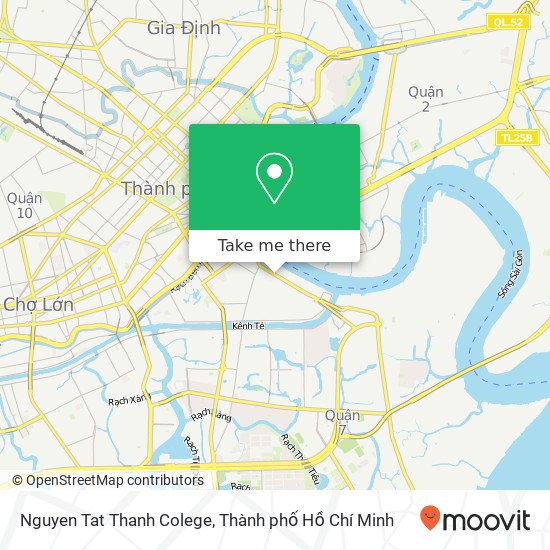 Bản đồ Nguyen Tat Thanh Colege