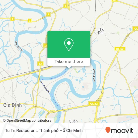 Bản đồ Tu Tri Restaurant
