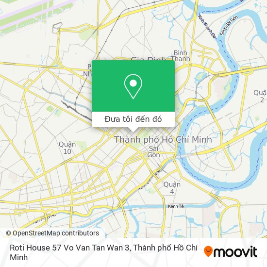 Bản đồ Roti House 57 Vo Van Tan Wan 3