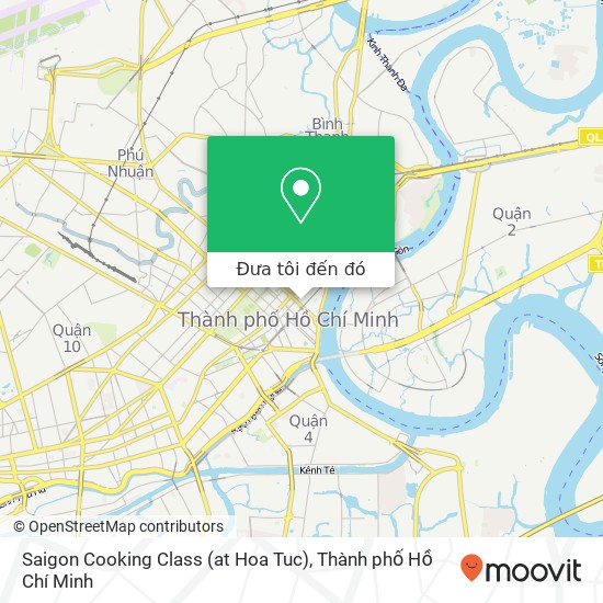 Bản đồ Saigon Cooking Class (at Hoa Tuc)