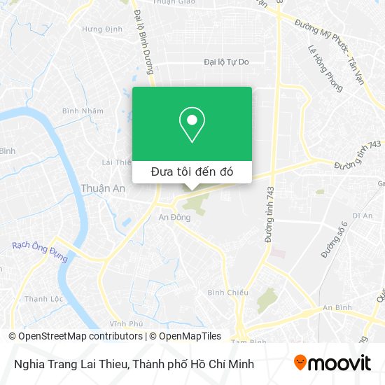 Bản đồ Nghia Trang Lai Thieu